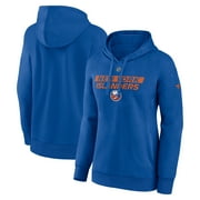 Women's Fanatics Royal New York Islanders Authentic Pro Core Primary Fleece Pullover Hoodie